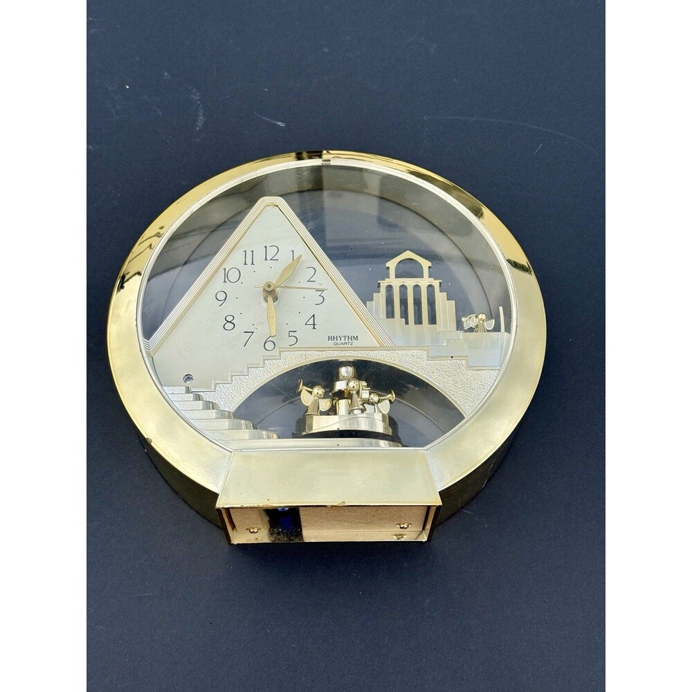 Rhythm "Angels  Stairway To Heaven" Quartz Mantel Clock Works Made In Japan